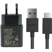 Oplader Sony USB-C 2.7 Ampere 100 CM - Origineel - Zwart